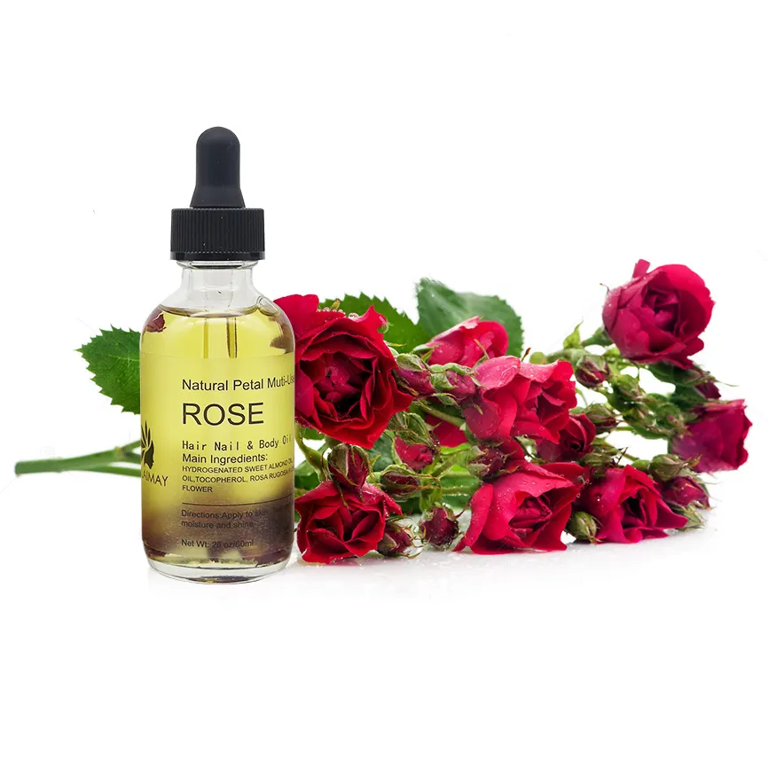 Hot sale OEM/ODM 100% Pure organic body massage dried Flower rosemary petal essential oils Carrier Oil for face hair