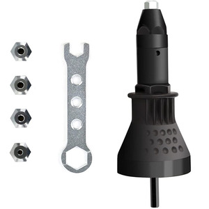 Herramienta de remachado eléctrica, accesorio inalámbrico, <span class=keywords><strong>adaptador</strong></span> de <span class=keywords><strong>taladro</strong></span> - Product Image 2