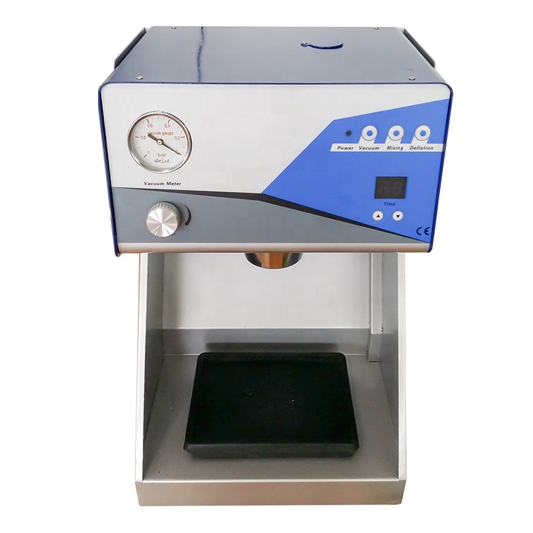 Small Lab Vacuum Slurry Mixer Machine For Lithium Battery Materials Mixing Dental Mixer