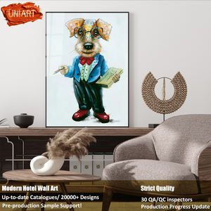 <span class=keywords><strong>Peinture</strong></span> sur toile en acrylique verticale pour animalerie, impression sur toile en acrylique de <span class=keywords><strong>chien</strong></span> professeur, art mural, décoration murale en acrylique cristallin pour animaux - Product Image 6