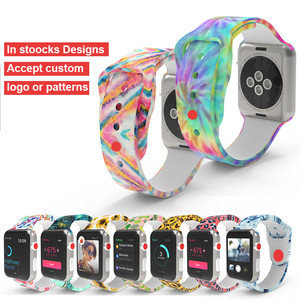 Bracelet de montre en silicone liquide personnalisable pour Apple Watch SE S7 6 S5 4 Series Ultra 3 2, idéal pour le sport et la personnalisation (vente en gros) - Product Image 1