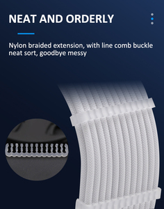 Cáp Nối Dài Bện Nylon 24P/4 + 4P 6 + 2P * 2 Vỏ ATX Cáp Chuyển Đổi Card Đồ Họa Nguồn Máy Tính - Product Image 6