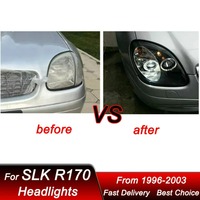 Feux avant LED DRL améliorés pour SLK R170 1996-2003, clignotants, ensemble de phares modifiés, accessoires automobiles pour Benz