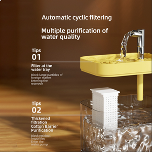 Système de filtre électrique silencieux automatique Circ adapté aux chats et chiens chien chat distributeur d'eau pour animaux de compagnie mangeoire automatique pour animaux de compagnie - Product Image 3