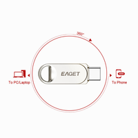 Grosir 2 in 1 kecepatan cepat 3.0 Tipe C kustom Logo Usb Flash Drive 32GB 64GB 128GB USBA-USBC MINI gantungan kunci OTG Usb C Flash Drive