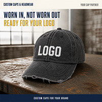 Casquette de baseball délavée pour hommes et femmes, style streetwear, usage quotidien décontracté, aspect vintage usé, broderie personnalisée, commande en gros