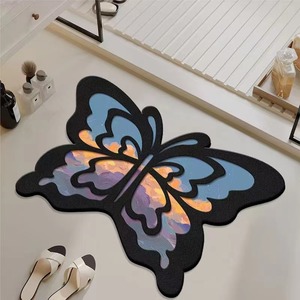 Motif de Conception de Papillon creatif Colore, kháng antiderapant A L usure tapis de Salle De Bain - Product Image 1