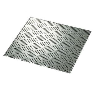 3003 3004 Chinesischer Hersteller liefert 5 Bar & Diamond Aluminium Checker Plate Aluminium Sheet - Product Image 1