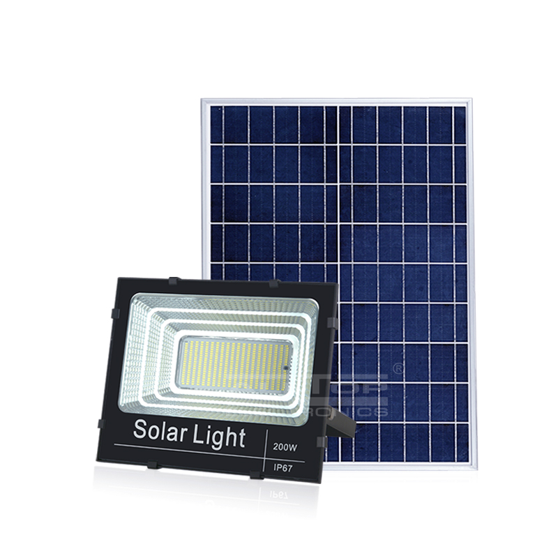 New Products Aluminum Waterproof Outdoor Ip67 25w 40w 60w 100w 200w 300w Led Solar Powered Flood Lamp