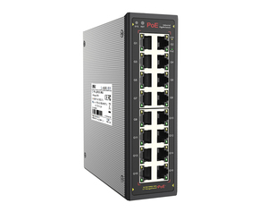 Commutateur PoE industriel haute performance pour vidéosurveillance 16G RJ45 L2 géré 256G IP40 6KV avec contrôle par application mobile GWS-IPS33016PM - Product Image 1