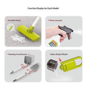 Carrello <span class=keywords><strong>Giocattolo</strong></span> per Pulizie in Plastica per Bambini e Bambine 4-6 Anni Set con <span class=keywords><strong>Aspirapolvere</strong></span> Scopa e Mocio - Product Image 3