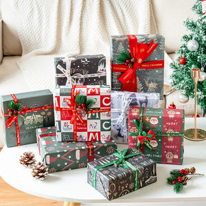 Wholesale 80g <b>Christmas</b> Exquisite Art <b>Paper</b> Tissue 43*300cm Gift Luxury Custom Packaging <b>Wrapping</b> <b>Paper</b> <b>Roll</b> - Product Image 2