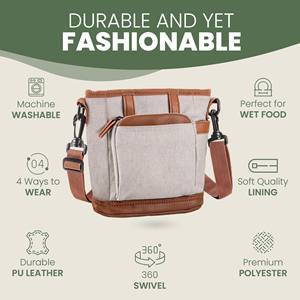 Free sample Silicone Soft <b>Dog</b> <b>Treat</b> Training Pouch With Belt Easily Carries Pet <b>Treats</b> <b>Bag</b> Built-In Poop <b>Bag</b> Dispenser - Product Image 3