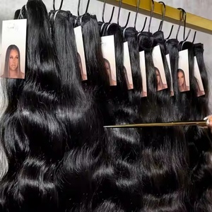 越南处女人类发束角质层对齐高品质自然色所有颜色适合批发宽松波 - Product Image 3