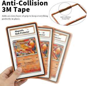 Boîtier de protection en aluminium durable pour cartes, avec verre trempé transparent et protection UV, pour cartes sportives - Product Image 4