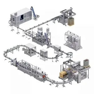 A to Z complete Automatic 3-in-1 Washing Filling Capping Juice Wine Vodka Production line Capacity 2000 BPH