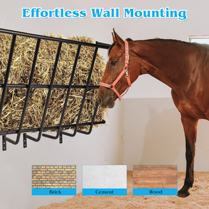 Équipement d'élevage, support mural en métal <span class=keywords><strong>pour</strong></span> l'alimentation en <span class=keywords><strong>foin</strong></span> des bovins, des moutons et des chevaux - Product Image 6
