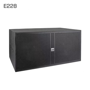 E218 E228 Blanc Noir Grande Puissance Subwoofer Extérieur Double 18 Pouces Boîtier de Basses 1200W/1600W pour Concerts, Églises, Spectacles et Scènes - Product Image 4