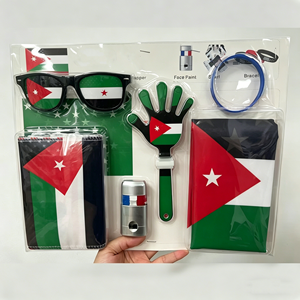 Set de Artículos Deportivos para Fanáticos del Fútbol y Fútbol Americano, con Bandas para la Muñeca, Bufandas y Banderas de los Países Participantes en la Copa Mundial 2026: Jordania, México, Brasil, Arabia Saudita, Argentina, Canadá - Product Image 1