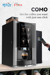 Distributeur automatique de café professionnel MACAS M-TT-ES-4C à écran tactile, chaudière en acier inoxydable 2000W 220V 9 bars, entièrement automatique - Product Image 5