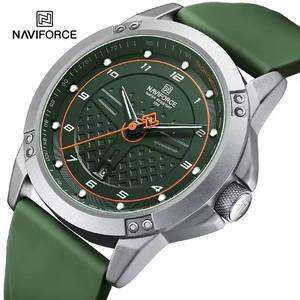 นาฬิกา NAVIFORCE รุ่นใหม่ 8031 สำหรับผู้ชาย สายซิลิโคน แฟชั่น กันน้ำ เรืองแสง นาฬิกาควอตซ์ พร้อมวันที่ นาฬิกาข้อมือผู้ชาย ปี 2026 - Product Image 2