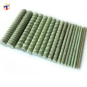 Barres d'armature en <span class=keywords><strong>fibre</strong></span> de verre écologiques entièrement filetées de 10 mm et 12 mm avec services de cintrage et de découpe pour ponts et infrastructures - Product Image 1