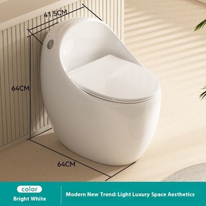 <span class=keywords><strong>Toilette</strong></span> sur pied silencieuse, anti-odeur, de petite taille, en forme d'œuf, personnalisée et créative, fabriquée sur mesure en usine - Product Image 6