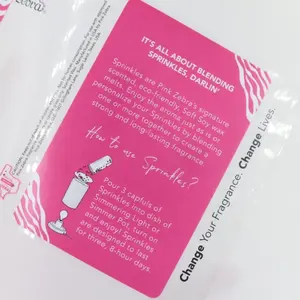 定制头发泡沫摩丝私人标签定制彩色印刷透明聚氯乙烯贴纸塑料品牌标志贴纸