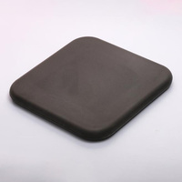 Coussin de siège en mousse à mémoire de forme carrée de 16 \ "x 16 \" coussin de chaise à rebond lent avec oreillers lombaires