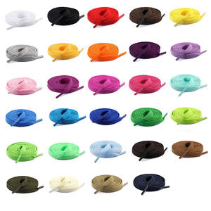 Wholesale Price Custom Colorful Flat Shoe <b>Laces</b> Elastic for Different Tips for Sneakers Brass Material 8mm Pair Replacement - Product Image 6