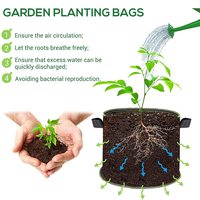 Bac de culture de légumes en tissu, pot d'extérieur pour plantes de jardin, pièces