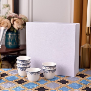 Juego de Tazas de Té de Porcelana Europea con Descuento, Tazas de Espresso con Platos - Product Image 2