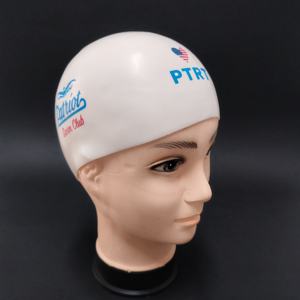 <span class=keywords><strong>Gorro</strong></span> de Natación de Silicona de Alta Calidad, Impermeable, de Alta Elasticidad, Tipo Domo, para Competencia Infantil - Product Image 5