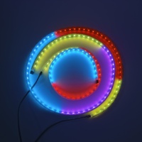 Nouvelles bandes lumineuses LED RGBW multicolores étanches avec synchronisation musicale 12V, clignotants universels pour la modification automobile