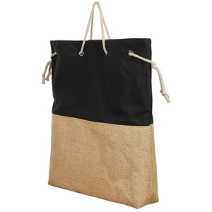 Simple coton <span class=keywords><strong>jute</strong></span> <span class=keywords><strong>sac</strong></span> épissage couleur toile <span class=keywords><strong>sac</strong></span> <span class=keywords><strong>à</strong></span> <span class=keywords><strong>main</strong></span> - Product Image 5