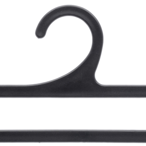 LEEKING Factory Direct Selling <strong>Multi</strong>-functional Plastic <strong>Hangers</strong> Durable Black Scarf Racks - Product Image 2