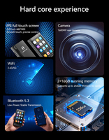 Reproductor de Música Mp3 HBNKH 2026 H-R930, Reproductor Portátil de Libros Electrónicos, Canciones de Alta Fidelidad, Reproductor de Videojuegos Mp5 Android con Cámara Digital