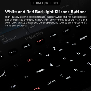 Siêu Hot <span class=keywords><strong>PTZ</strong></span> máy ảnh joystick điều khiển, <span class=keywords><strong>IP</strong></span> NDI <span class=keywords><strong>PTZ</strong></span> máy ảnh điều khiển bàn phím với 4D phím điều khiển cho nhà thờ sống trực tuyến - Product Image 3