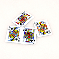 Jeu de cartes de poker en plastique personnalisé Jinayon 97*87mm, épaisseur 0.28, 0.32, 0.34mm, matériau plastique imperméable, qualité supérieure