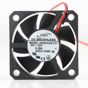 Yeni ADDA 5V 12V 48V DC24V 0.20A AC EC 5020 50X50X20MM 5CM 2-wire invertör anakart banknot dedektörü AD5024US-C71 soğutma fanı - Product Image 1