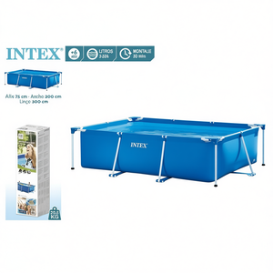 Piscina Familiar de PVC con Marco Pequeño de 200X300X75CM y Capacidad de 3834L para Uso Doméstico - Product Image 2