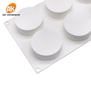 Moule à gâteau en silicone rond AK à 6 cavités pour pâtisserie, ustensile de cuisine DIY pour chocolat, dessert, pâtisserie, outil de cuisson MC131 - Product Image 6