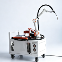 Robot de soudage intelligent Cobot, apprentissage facile par simple déplacement, sans programmation, bras robotisé de soudage à 6 axes pour l'industrie