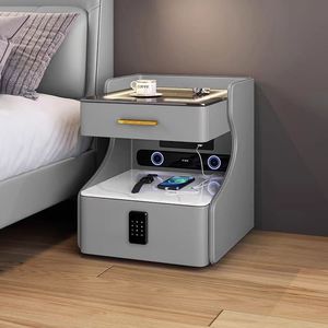 <strong>Smart</strong> <strong>Bedside</strong> <strong>Table</strong> with Wireless Charging Multi-functional Hotel Bedroom <strong>Bedside</strong> <strong>Table</strong> - Product Image 3