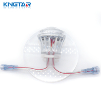 Luces LED Inteligentes RGB WS2811 de 57 mm, 18 LED, DC24V, IP67, Impermeables, Luminosas por Ambos Lados, Programables, Cadena de Píxeles