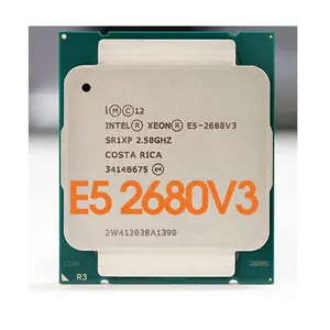 인텔 제온 E5 2680v3 프로세서 12 코어 120W LGA 2011-3 소켓 프로세서 E5 2680v3 CPU