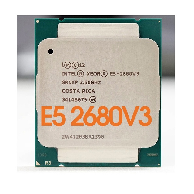 Intel Xeon E5 2680v3 Processor 12 Core 120W LGA 2011-3 Socket Processor E5 2680v3 CPU