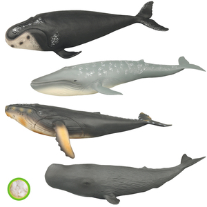 Tiburón blanco de juguete de plástico de PVC para niños, ballena realista, animales de Mar, de peluche, alta calidad - Product Image 3