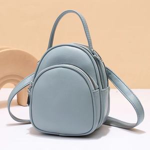 Fashionable Waterproof PU <b>Large</b> <b>Women's</b> Crossbody Shoulder Bag High Capacity Handbag Zipper Closure - Product Image 4