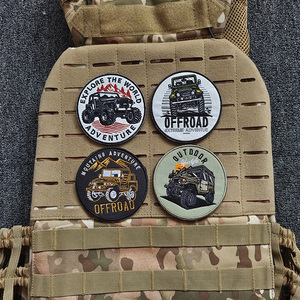 แผ่นผ้าปักลาย3D แบบรีดบนผ้าใบเรซิ่นแบบออฟโรดแผ่นปะติดเสื้อผ้าสำหรับการเดินทางเวลากลางแจ้งงานตามสั่ง - Product Image 3